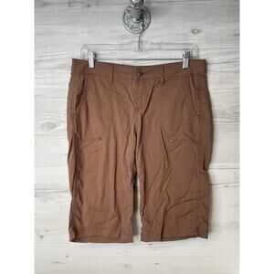 Prana Shorts Womens 6 Organic Stretch W4LARI115 Hiking Outdoor Casual